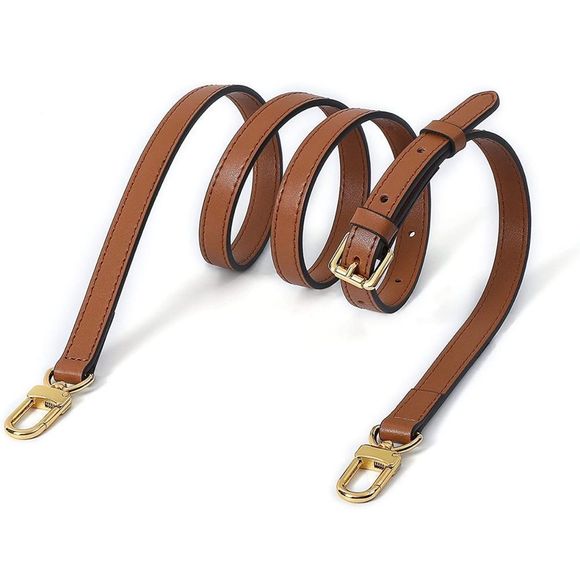 New Genuine Vachetta Leather Crossbody Replacement Straps for Purses multi color - Picture 6 of 13